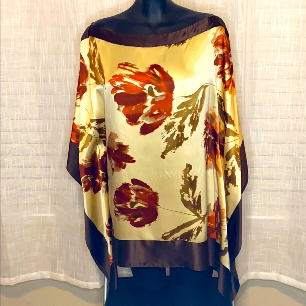 100% Silk Floral Kaftan